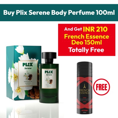 Plix Serene Body Perfume 100ml + French Essence Deo 150ml free