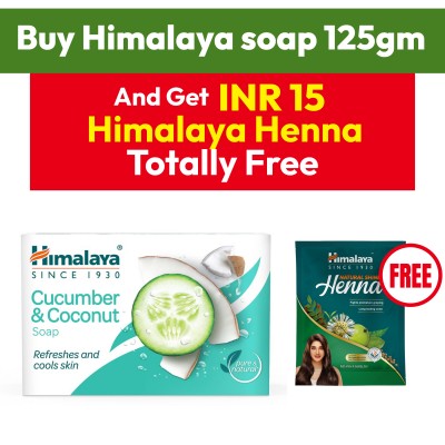 Himalaya soap 125gm + Himalaya Henna free